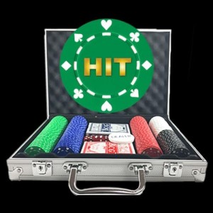 Value Custom Poker Chip Set - Suited Design 