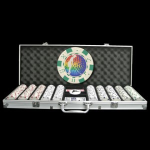 500 Premium Custom Poker Chip Set - Aluminum Case