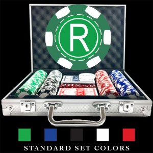 500 Premium Custom Poker Chip Set - 6 Stripe 