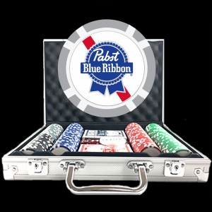 Premium Custom Poker Chip Set - 8 Stripe