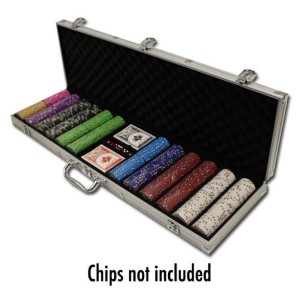 600 Ct Aluminum Poker Chip Case