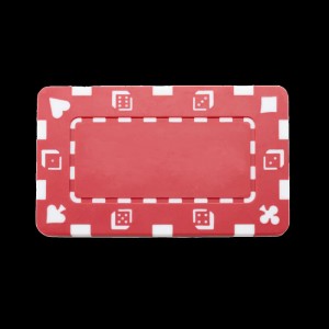 Rectangular Poker Plaque European Style (5 Pack)