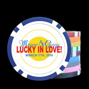 Custom Wedding Poker Chips