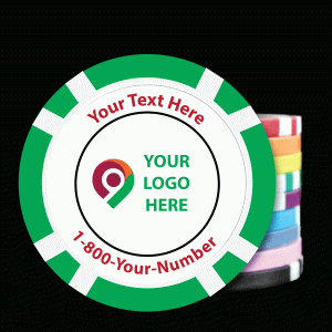 Business Card Poker Chips - Design 2