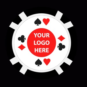 Logo Poker Suited Design Chips 