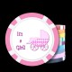 It's A Girl! Custom Poker Chips