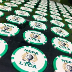 Custom Poker Chip Golf Ball Markers